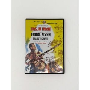Kim DVD Warner Archive Errol Flynn Dean Stockwell Rudyard Kipling Tested